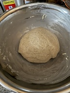 Dark Rye Dough Before Set