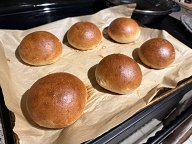 Darker Dark Rye Buns