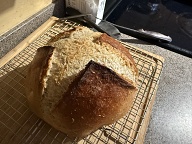 Large Cross Scoring Sourdough